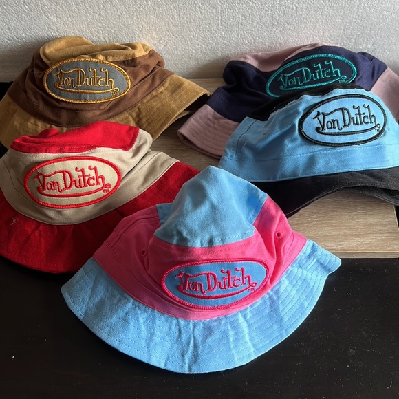 $10 or best offer - Von Dutch Embroidered Bucket Hat Kids 21" Circumference - Picture 1 of 10